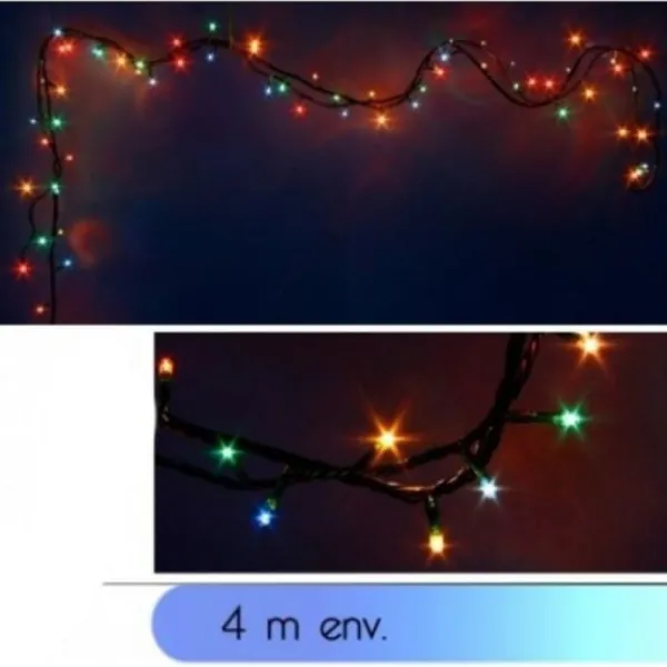 Badaboum Guirlande Lumineuse De Noel 80 Lucioles Multicolore