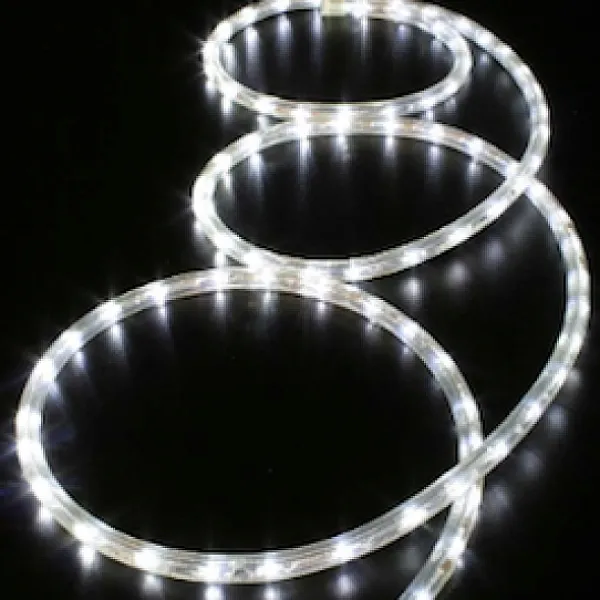 Badaboum Guirlande Lumineuse De Noel En Tube Led Blanche 6 M Tres Hot