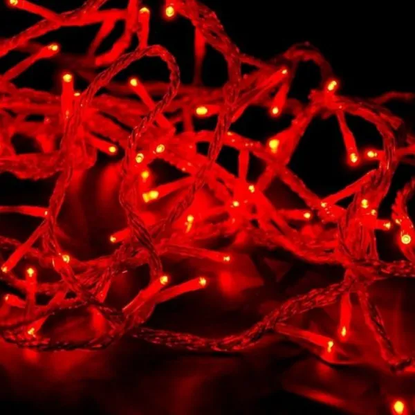 Badaboum Guirlande Lumineuse De Noel 240 Led Rouge Discount