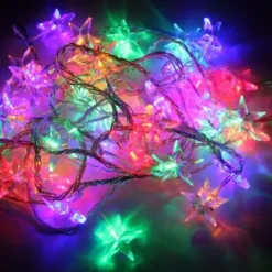 Badaboum Guirlande Lumineuse Electrique 40 Led Etoile Multicolore New