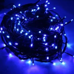 Badaboum Guirlande Lumineuse Noel 100 Led Bleu A Pile Online
