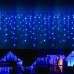 Badaboum Guirlande Lumineuse Stalactite 10 M Tres 600Led Bleue Online