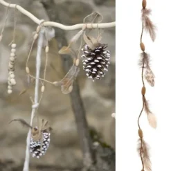 Badaboum Guirlande Mariage Plume Naturel