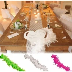 Badaboum Guirlande Plume Boa Pas Cher Clearance