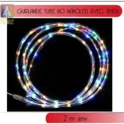 Badaboum Guirlande Tube Lumineux 80 Nanoled Multicolore Online