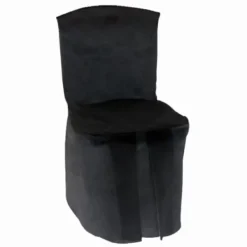 Badaboum Housse De Chaise Integrale Jetable Noir X 5 Pi Ces