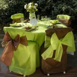 Badaboum Housse De Chaise Integrale Jetable Noir X 5 Pi Ces