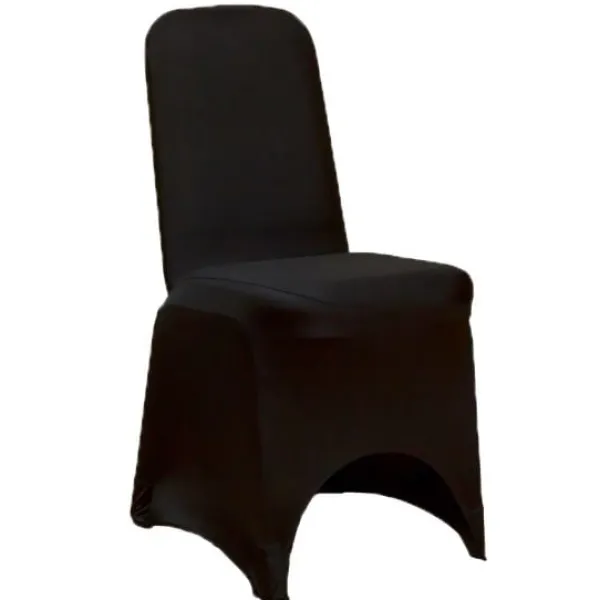 Hot Housse De Chaise Mariage En Lycra Noir Theme Cinema