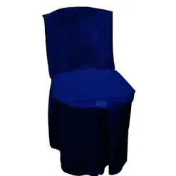 Badaboum Housse De Chaise Mariage Integrale Bleu Marine X 5 Pi Ces Discount