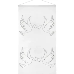 Best Kakemono Mariage Colombes Theme Colombe