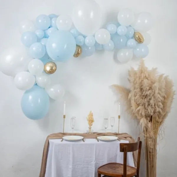 Online Kit Arche De 57 Ballons Mariage Babyblue Theme D Co Baby Shower