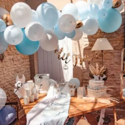 Online Kit Arche De 57 Ballons Mariage Babyblue Theme D Co Baby Shower