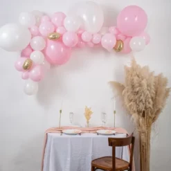 Clearance Kit Arche De 57 Ballons Mariage Babypink Theme D Co Baby Shower