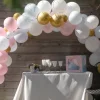 Hot Kit Arche De 50 Ballons Naissance Girl Or Boy & Rubans Theme Gender Reveal