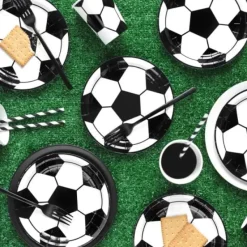 Discount Kit D Coration Anniversaire Enfant Football 60 Pi Ces Theme Deco Football