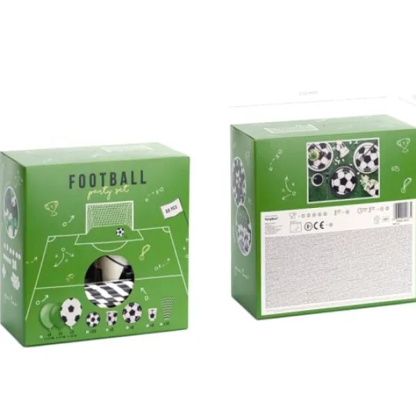 Discount Kit D Coration Anniversaire Enfant Football 60 Pi Ces Theme Deco Football