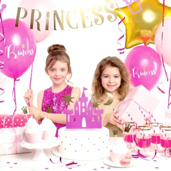 Sale Kit D Coration Anniversaire Enfant Princesse 31 Pi Ces Theme Deco Princesse