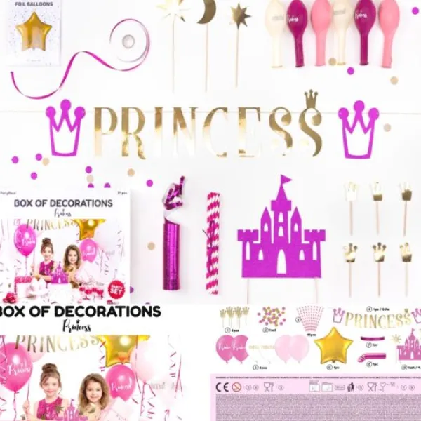 Sale Kit D Coration Anniversaire Enfant Princesse 31 Pi Ces Theme Deco Princesse