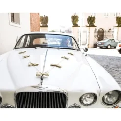 Clearance Kit De D Coration Voiture Jute Et Dentelle Theme Dentelle