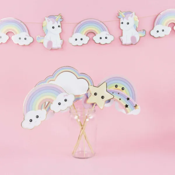Online Kit Photobooth B B Licorne X8Pcs Theme Licorne