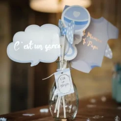 Best Kit Photobooth Baby Shower Gar On X 11 Pi Ces Theme D Co Baby Shower