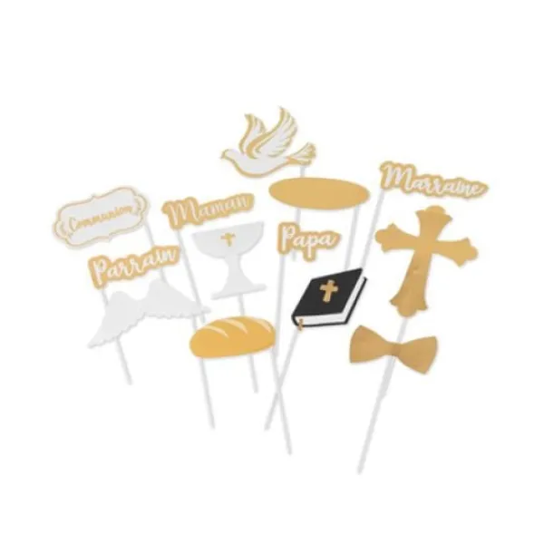 Outlet Kit Photobooth Communion X 13 Pi Ces Theme Communion