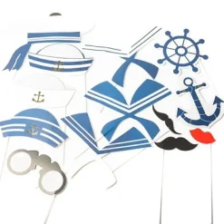 Badaboum Kit Photobooth Marin X 13 Pi Ces Sale