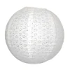 Clearance Lanterne Japonaise Dentelle Vintage Blanc 15Cm Theme Dentelle