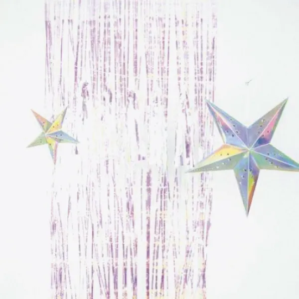 Outlet Lanterne Toile Pastel Iris E 60Cm Theme Deco Pastel