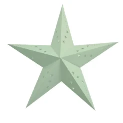 New Lanterne Toile Vert Pastel 30Cm Theme Deco Pastel