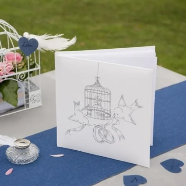 Sale Livre D'Or Alliances Et Colombes Theme Colombe