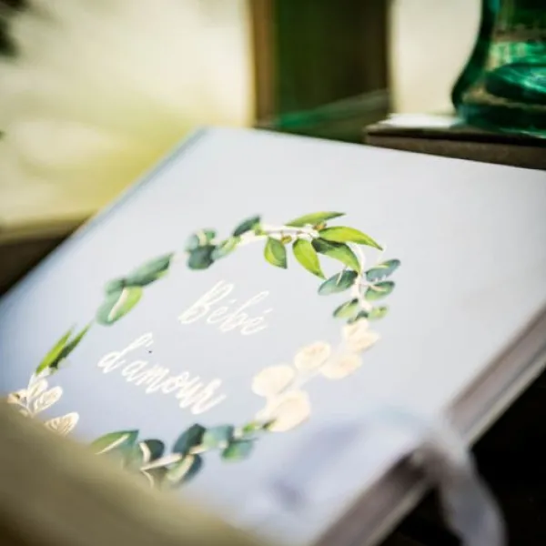 Online Livre D'Or B B D'Amour Dorure Or Theme D Co Baby Shower