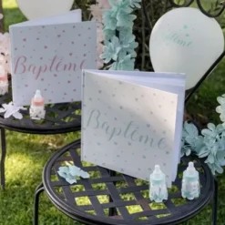 Clearance Livre D'Or Bapt Me Mint Theme Bapteme