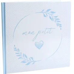 Hot Livre D'Or Bapt Me Nacr Bleu Ciel Theme D Co Baby Shower