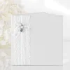 Outlet Livre D'Or Blanc Avec Dentelle Blanche Theme Dentelle