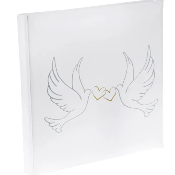 Discount Livre D'Or Colombe Et Deux Coeurs Theme Colombe