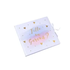 Outlet Livre D'Or Fille Ou Gar On Theme Gender Reveal