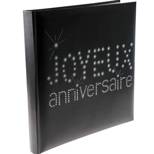 Discount Livre D'Or Joyeux Anniversaire Noir Theme Joyeux Anniversaire