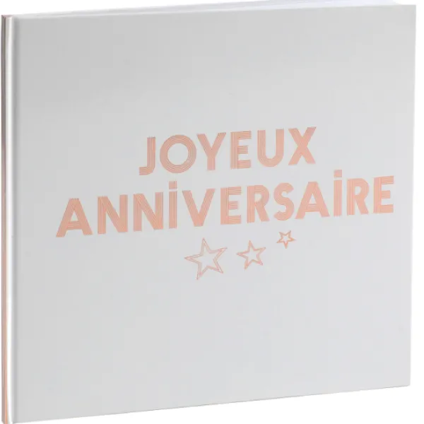 Hot Livre D'Or Joyeux Anniversaire Rose Gold Theme Joyeux Anniversaire