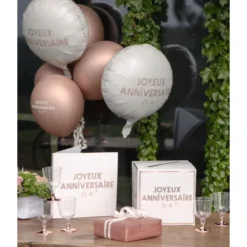 Hot Livre D'Or Joyeux Anniversaire Rose Gold Theme Joyeux Anniversaire