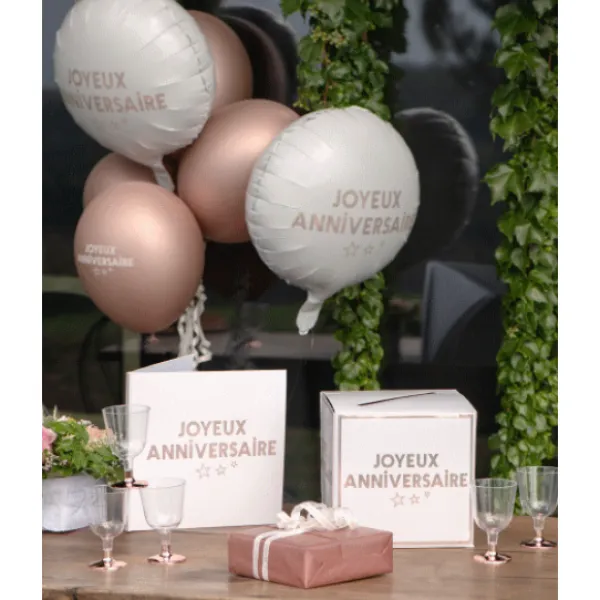 Hot Livre D'Or Joyeux Anniversaire Rose Gold Theme Joyeux Anniversaire