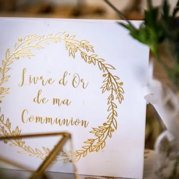 Sale Livre D'Or Luxe Ma Communion Theme Communion
