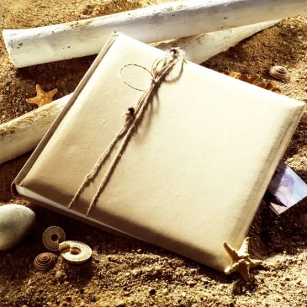 Badaboum Livre D'Or Mariage En Lin