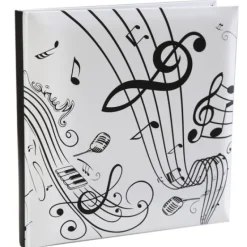 Badaboum Livre D'Or Mariage Musique Blanc