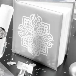 Sale Livre D'Or Orientale Argent Theme Eid Mubarak & Ramadan