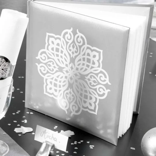 Sale Livre D'Or Orientale Argent Theme Eid Mubarak & Ramadan