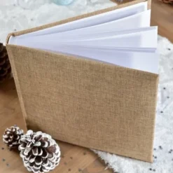 Sale Livre D'Or Santex En Jute Naturel Theme Jute