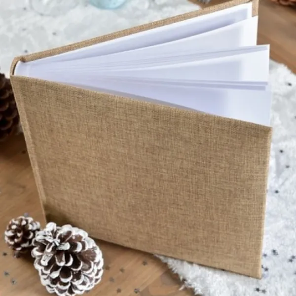 Sale Livre D'Or Santex En Jute Naturel Theme Jute