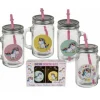 Online Lot De 2 Bocaux En Verre Licorne Avec Paille Theme Licorne