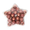 Badaboum Lot De 20 Boules De Noel Rose Gold 3Cm
